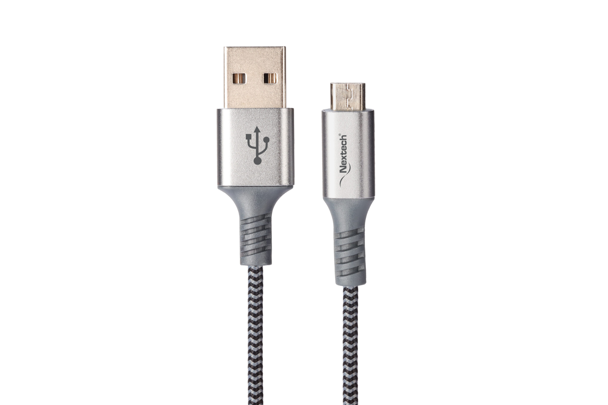 Micro USB 2.0 (M) to A (M) Braided Sync Charge Cable 3M - Nextech
