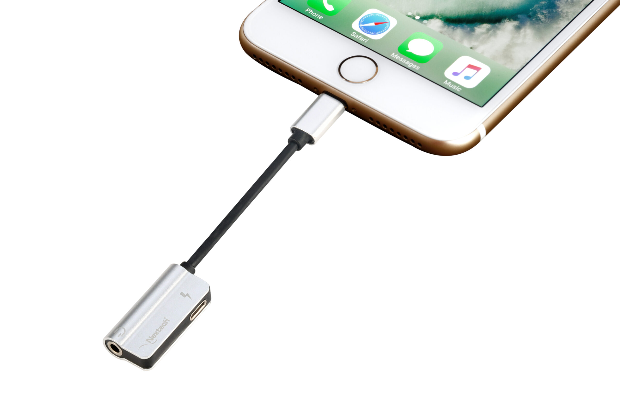 USB-C to Aux Headphone Adapter for Music & Calling (Digital) - Nextech